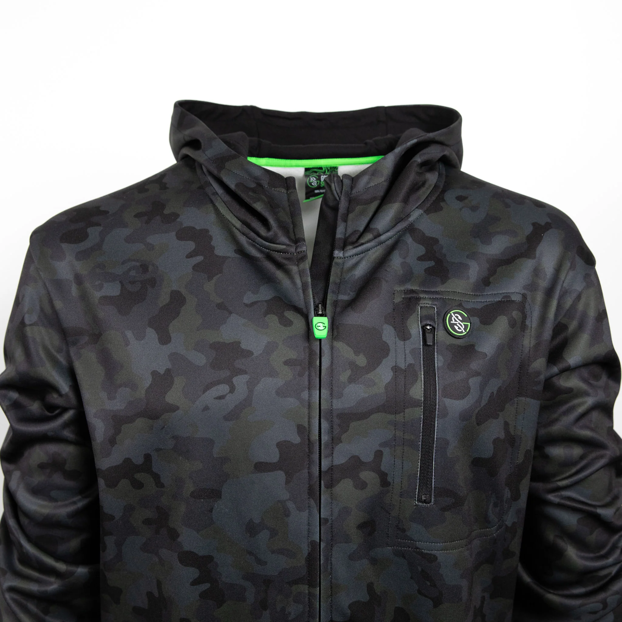 Blackout Bassin' Camo Zip Hoodie - Image 6