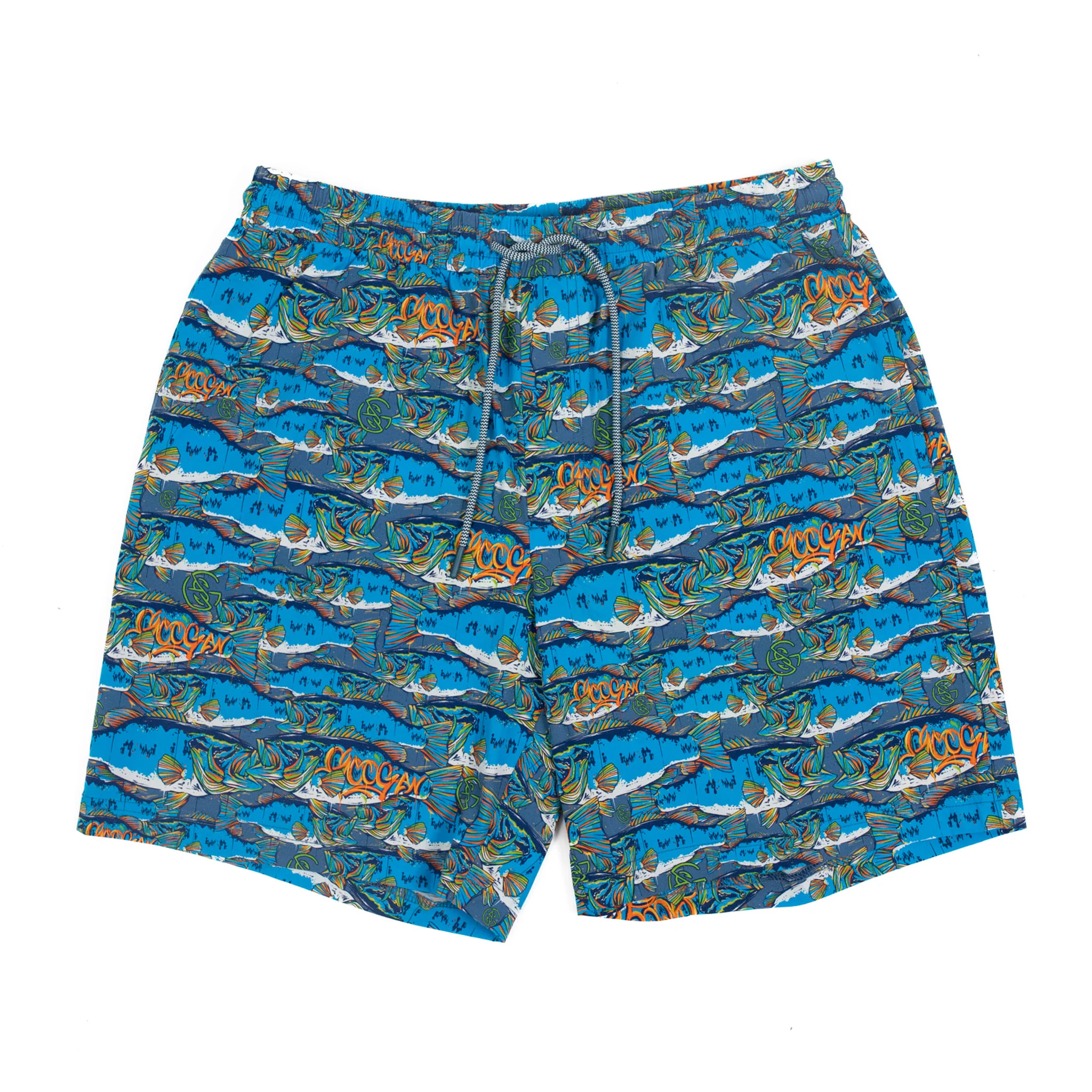 Grafitti Fish (More Than Just) Boat Shorts - Image 5