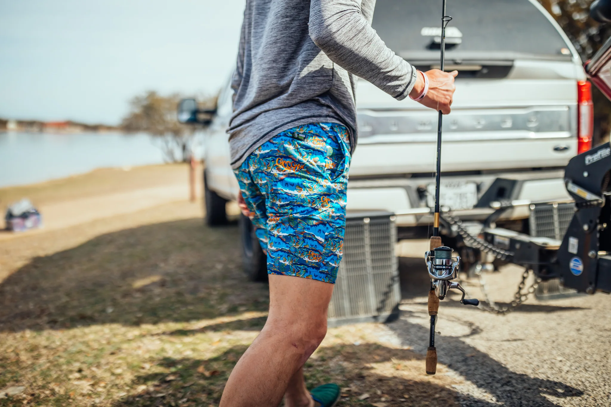 Grafitti Fish (More Than Just) Boat Shorts - Image 7