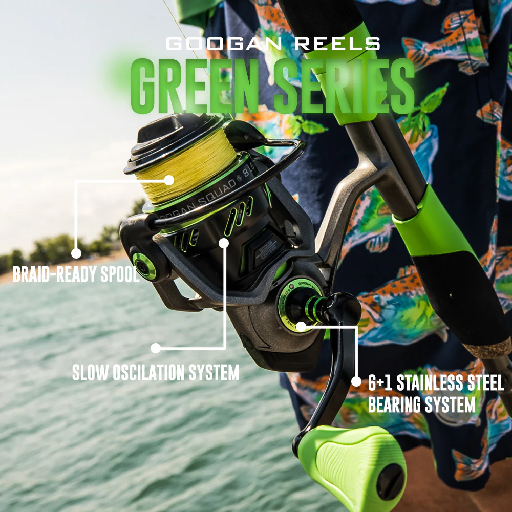 Green Series 2500 Spinning Reel - Image 7