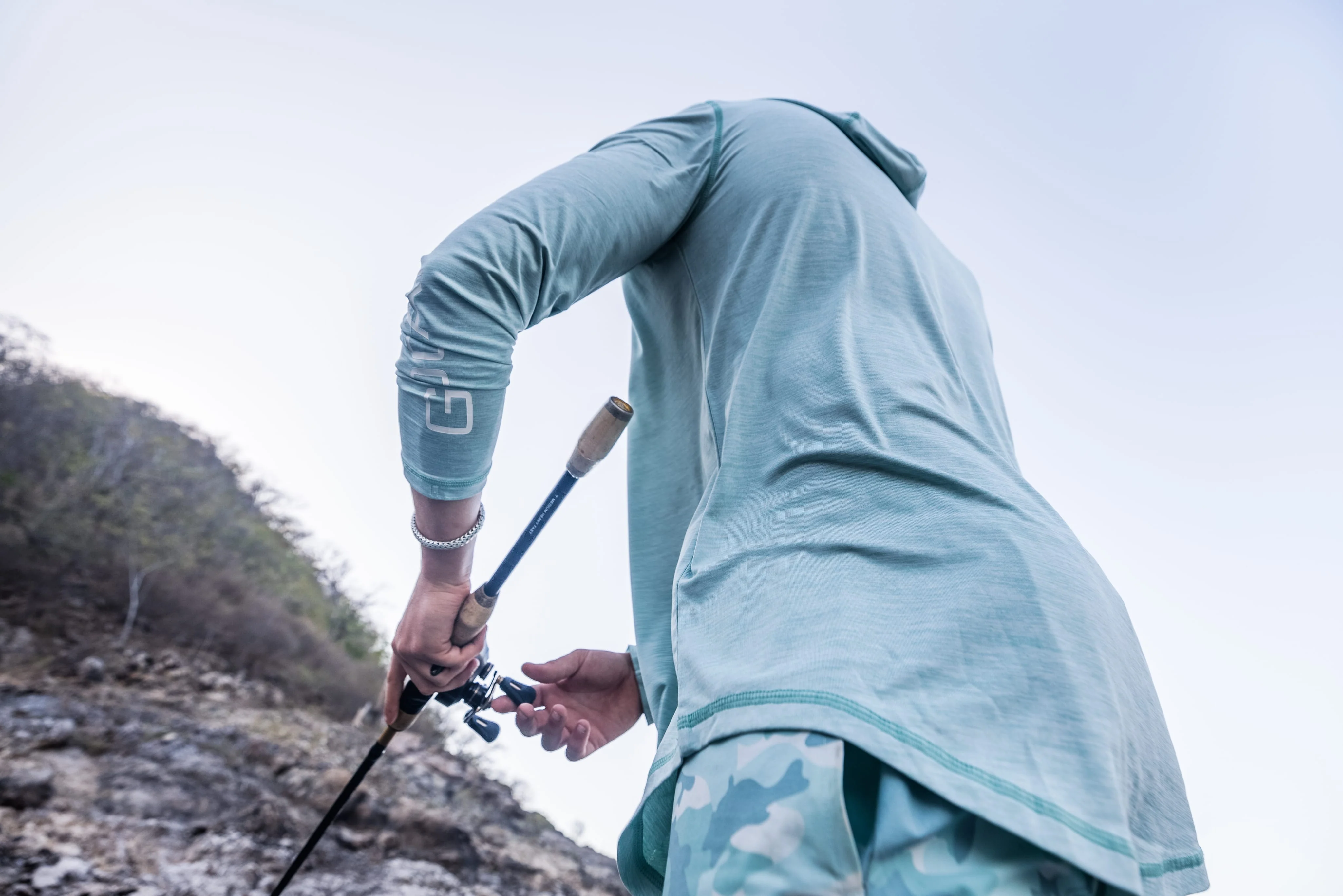 Harbor Heather Hooded Long Sleeve - Image 4