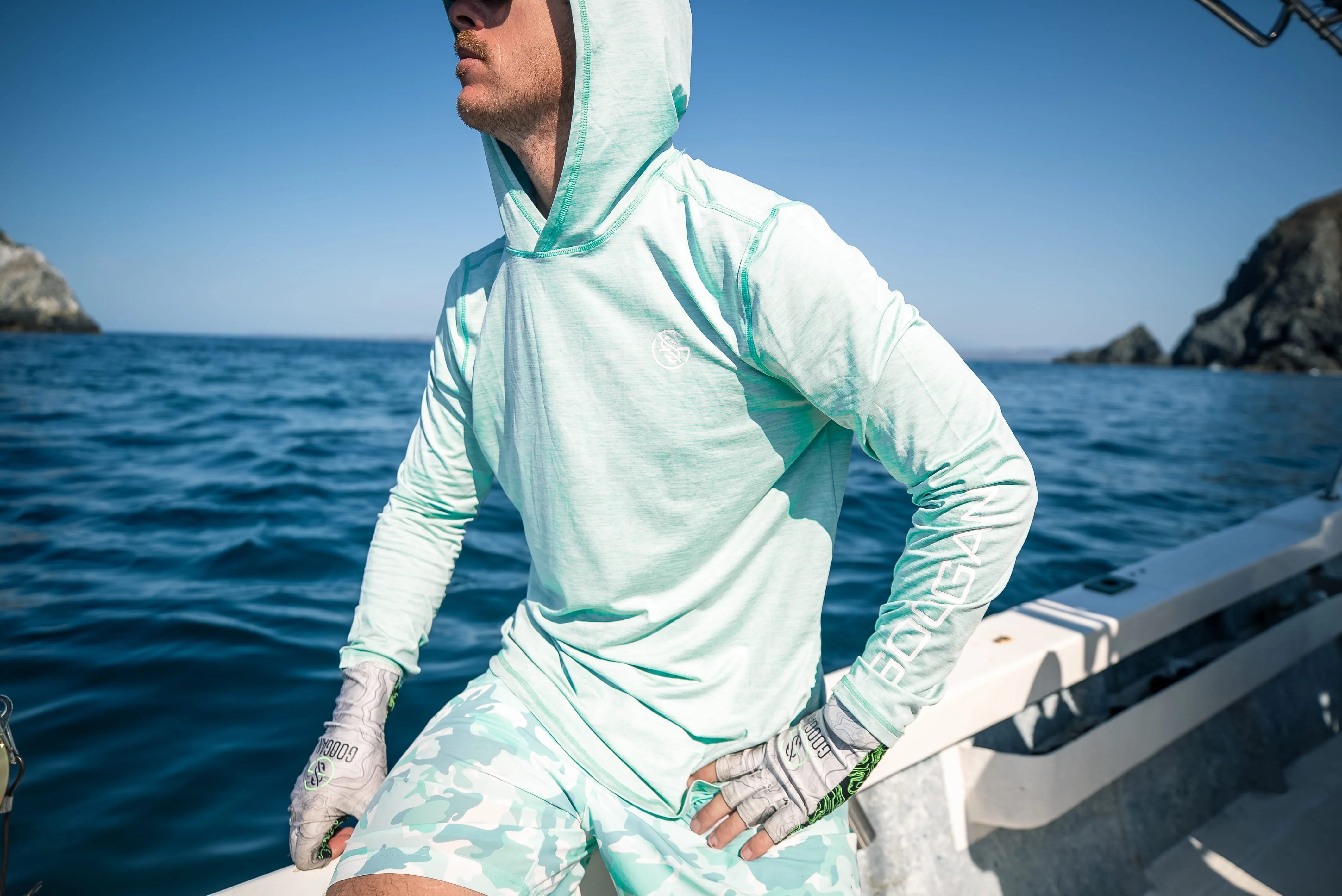 Harbor Heather Hooded Long Sleeve - Image 5